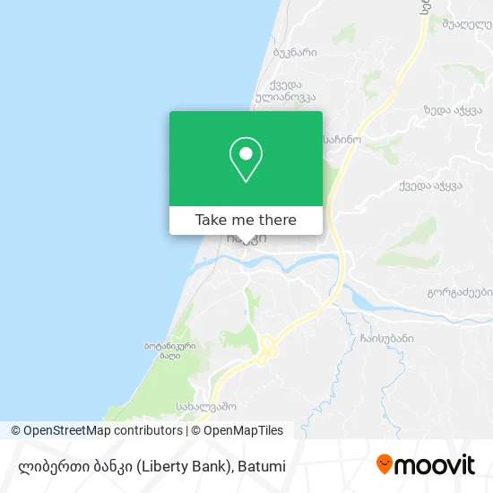 ლიბერთი ბანკი (Liberty Bank) map
