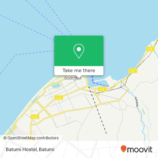 Batumi Hostel map