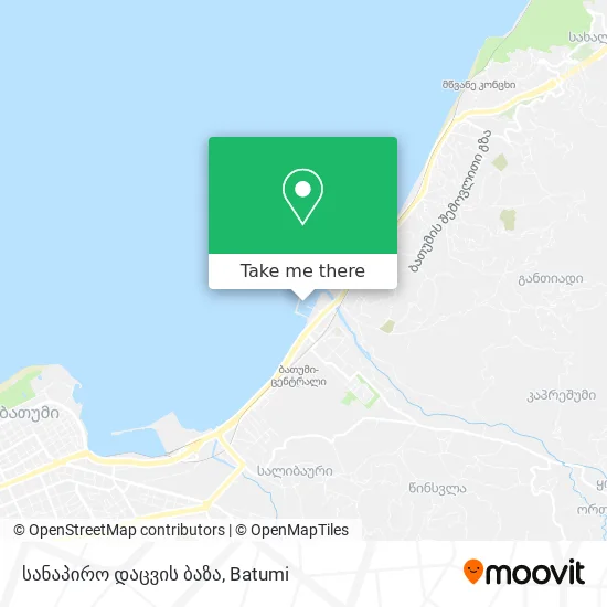 სანაპირო დაცვის ბაზა map