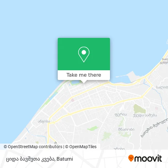 ციდა ბავშვთა კვება map