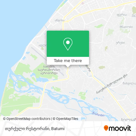 თურქული რესტორანი map