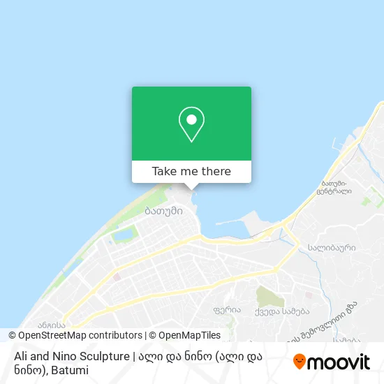 Ali and Nino Sculpture | ალი და ნინო map