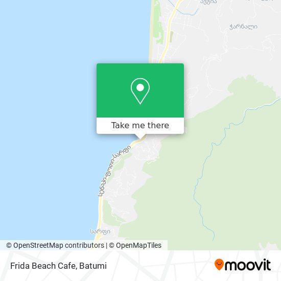 Frida Beach Cafe map