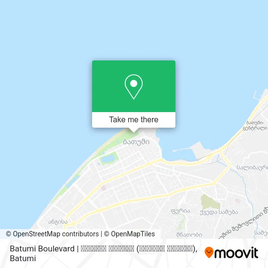Карта Batumi Boulevard | ბათუმის ბულვარი
