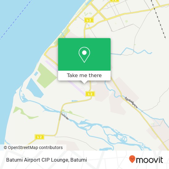 Batumi Airport CIP Lounge map