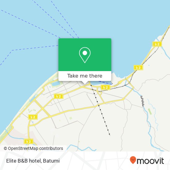 Elite B&B hotel map