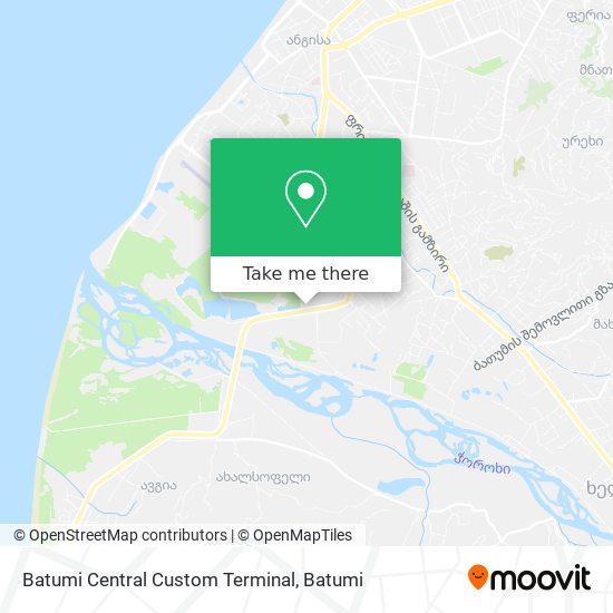 Batumi Central Custom Terminal map