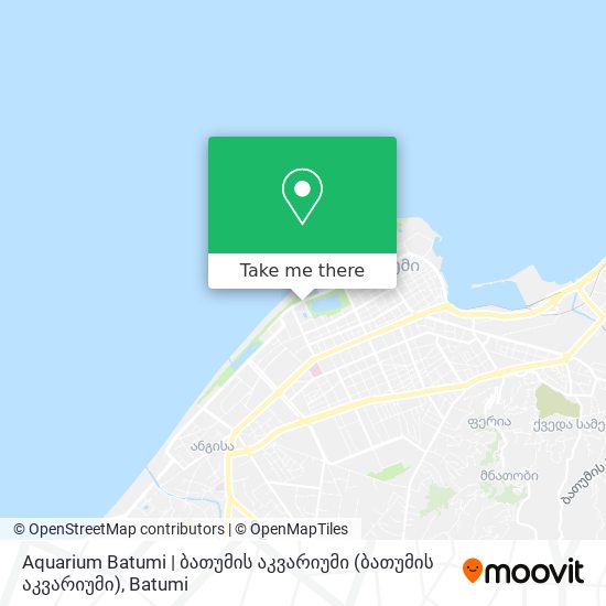 Карта Aquarium Batumi | ბათუმის აკვარიუმი