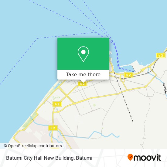 Batumi City Hall New Building map