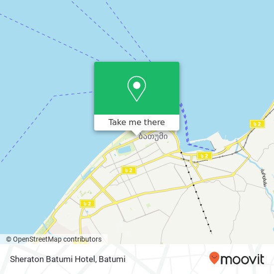 Sheraton Batumi Hotel map