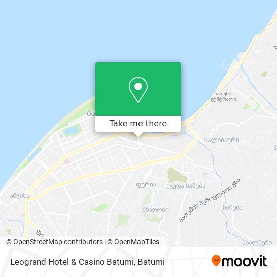 Карта Leogrand Hotel & Casino Batumi