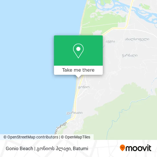 Gonio Beach | გონიოს პლაჟი map