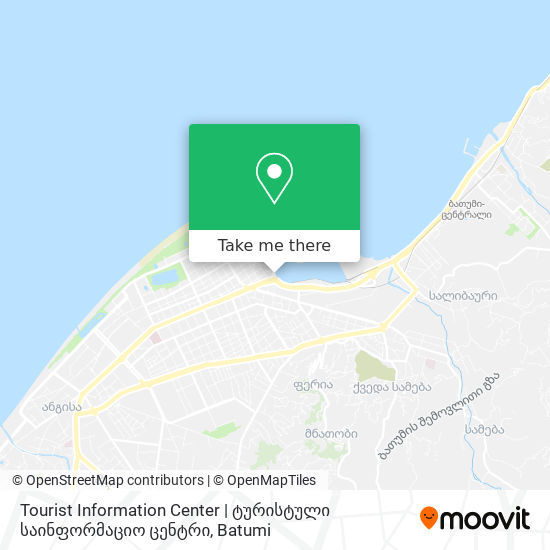 Карта Tourist Information Center | ტურისტული საინფორმაციო ცენტრი