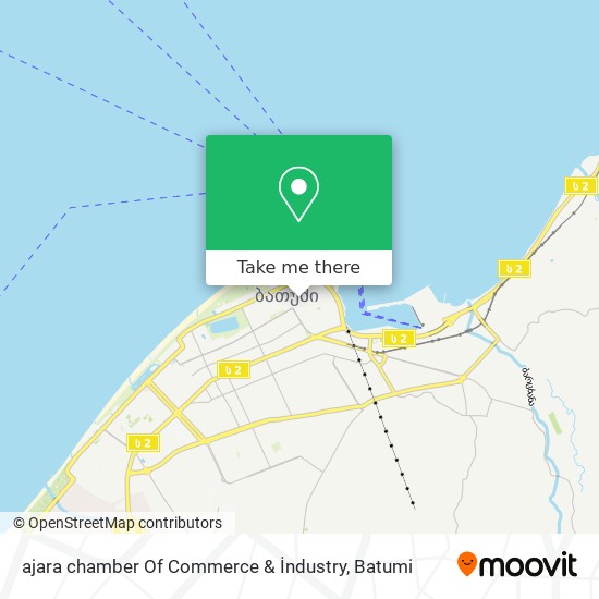 ajara chamber Of Commerce & İndustry map