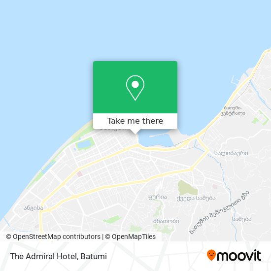 The Admiral Hotel map