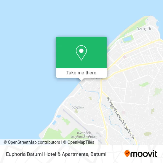 Карта Euphoria Batumi Hotel & Apartments