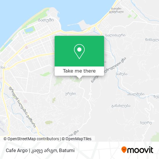 Cafe Argo | კაფე არგო map