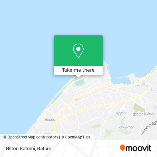 Hilton Batumi map