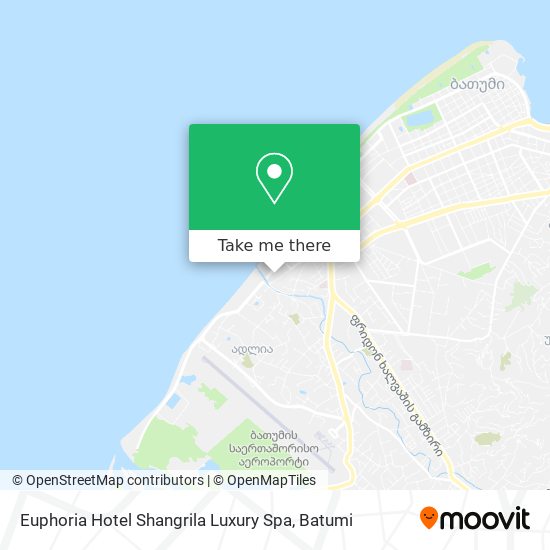 Euphoria Hotel Shangrila Luxury Spa map