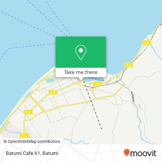 Batumi Cafe 61 map