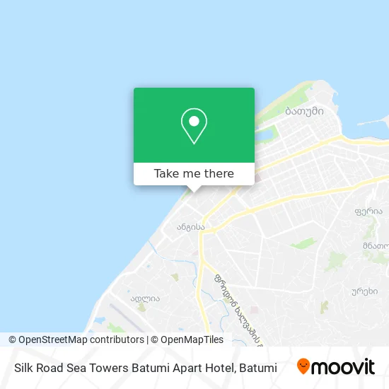 Silk Road Sea Towers Batumi Apart Hotel map