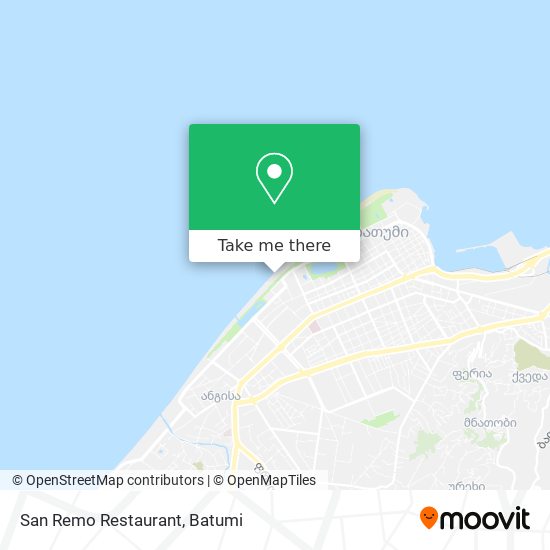 San Remo Restaurant map