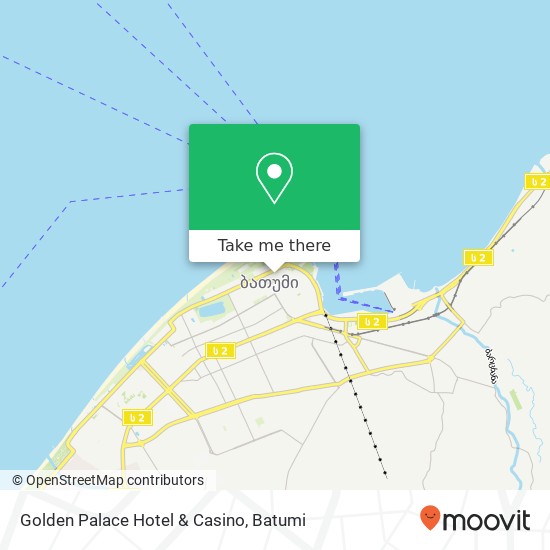 Карта Golden Palace Hotel & Casino