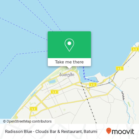 Radisson Blue - Clouds Bar & Restaurant map
