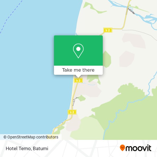 Hotel Temo map