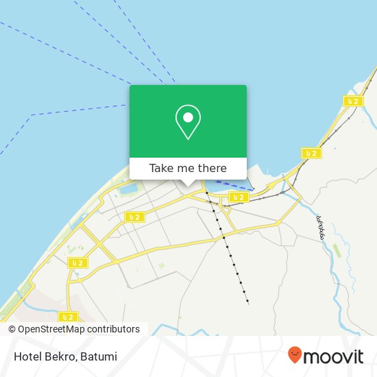 Hotel Bekro map