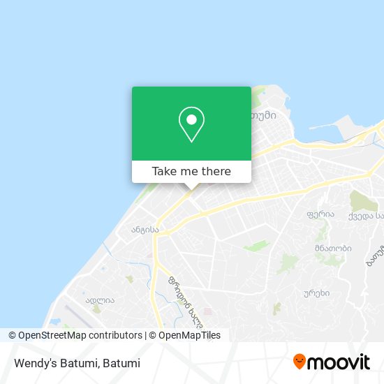 Карта Wendy's Batumi