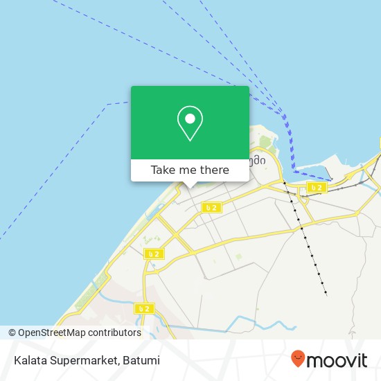 Kalata Supermarket map