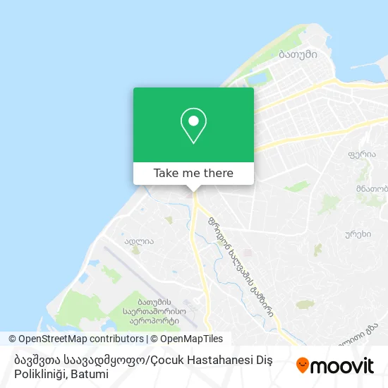 ბავშვთა საავადმყოფო / Çocuk Hastahanesi Diş Polikliniği map