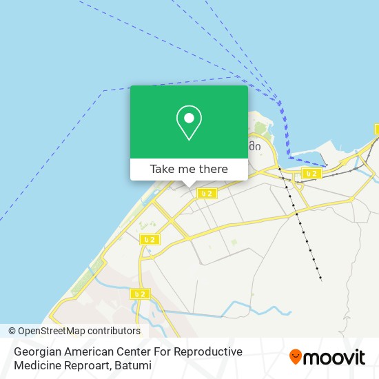 Карта Georgian American Center For Reproductive Medicine Reproart
