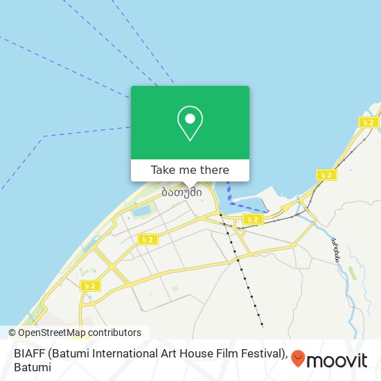 BIAFF (Batumi International Art House Film Festival) map