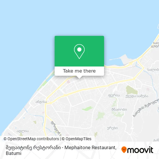 მეფაიტონე რესტორანი - Mephaitone Restaurant map