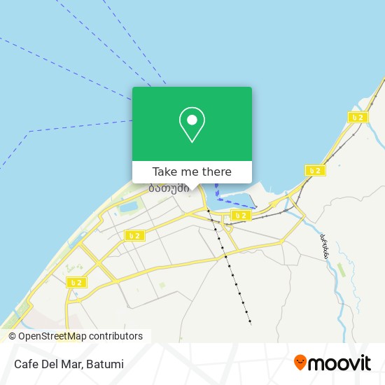 Карта Cafe Del Mar