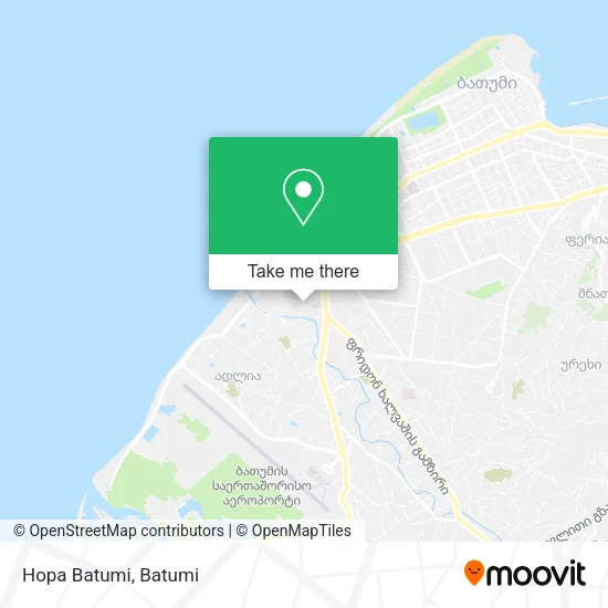 Карта Hopa Batumi