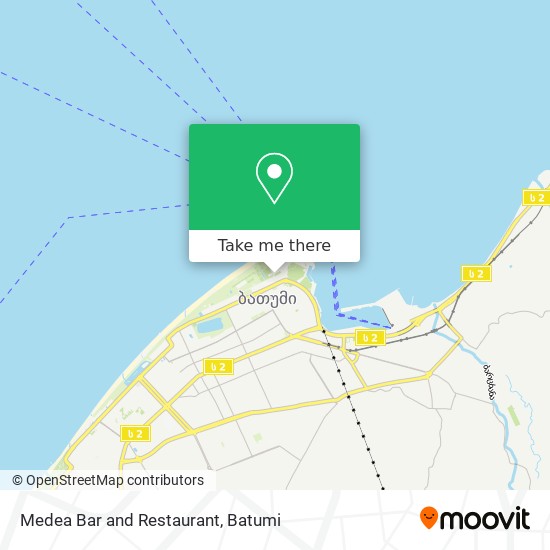 Карта Medea Bar and Restaurant