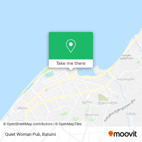 Quiet Woman Pub map