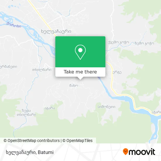 ხელვაჩაური map