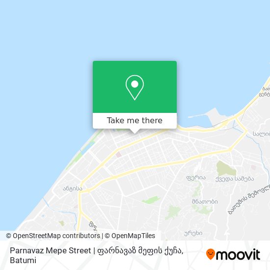 Карта Parnavaz Mepe Street | ფარნავაზ მეფის ქუჩა