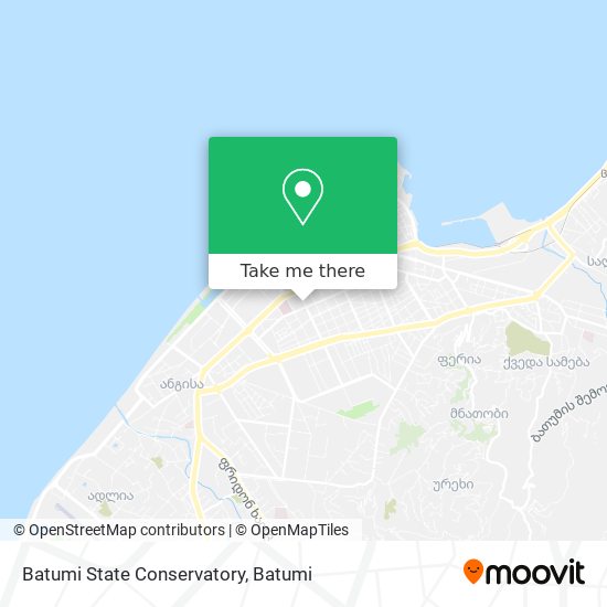 Batumi State Conservatory map