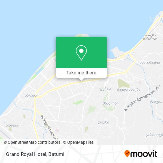 Grand Royal Hotel map