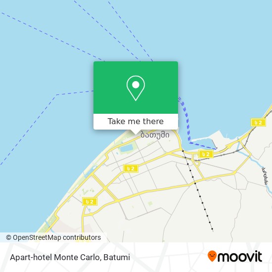 Apart-hotel Monte Carlo map