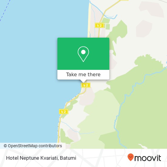 Hotel Neptune Kvariati map