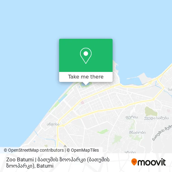 Zoo Batumi | ბათუმის ზოოპარკი map