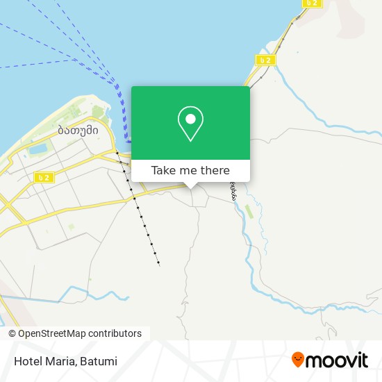 Hotel Maria map