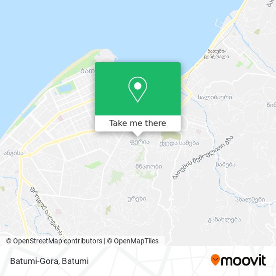 Batumi-Gora map