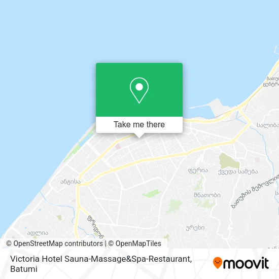Карта Victoria Hotel Sauna-Massage&Spa-Restaurant